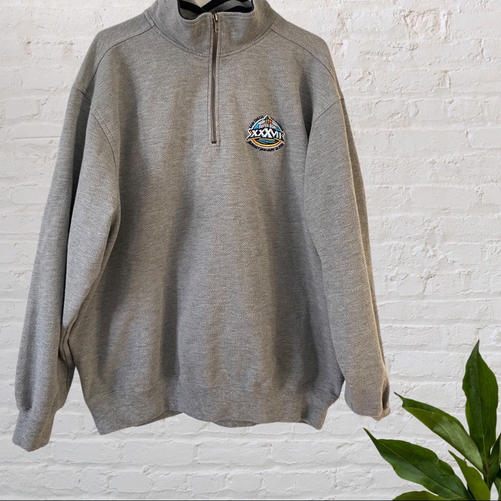 Vintage NFL Half- Zip Sweatshirt